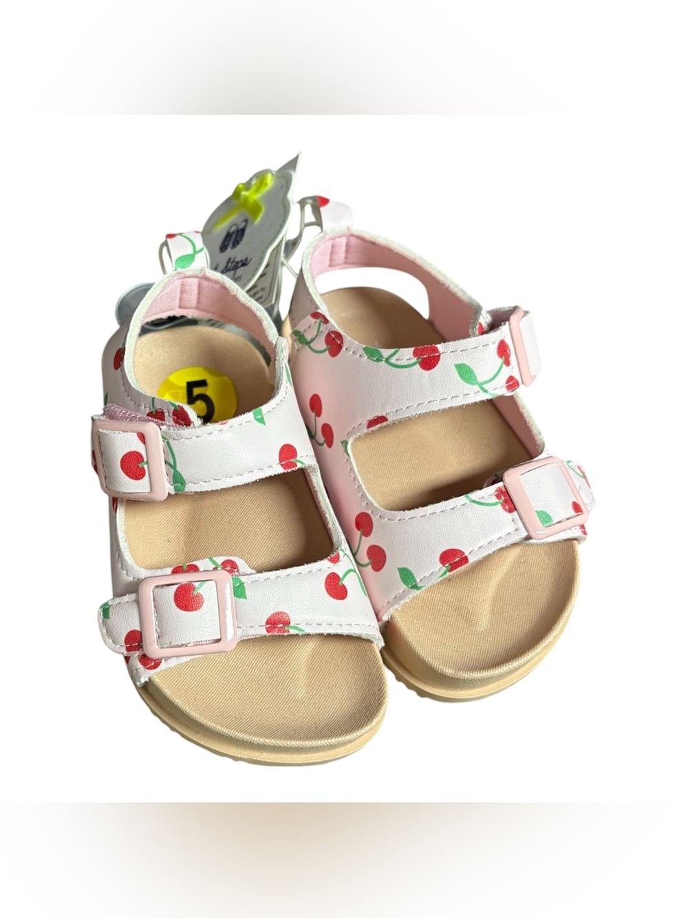 CHERRY TODDLER SANDALS NWT SIZE 5